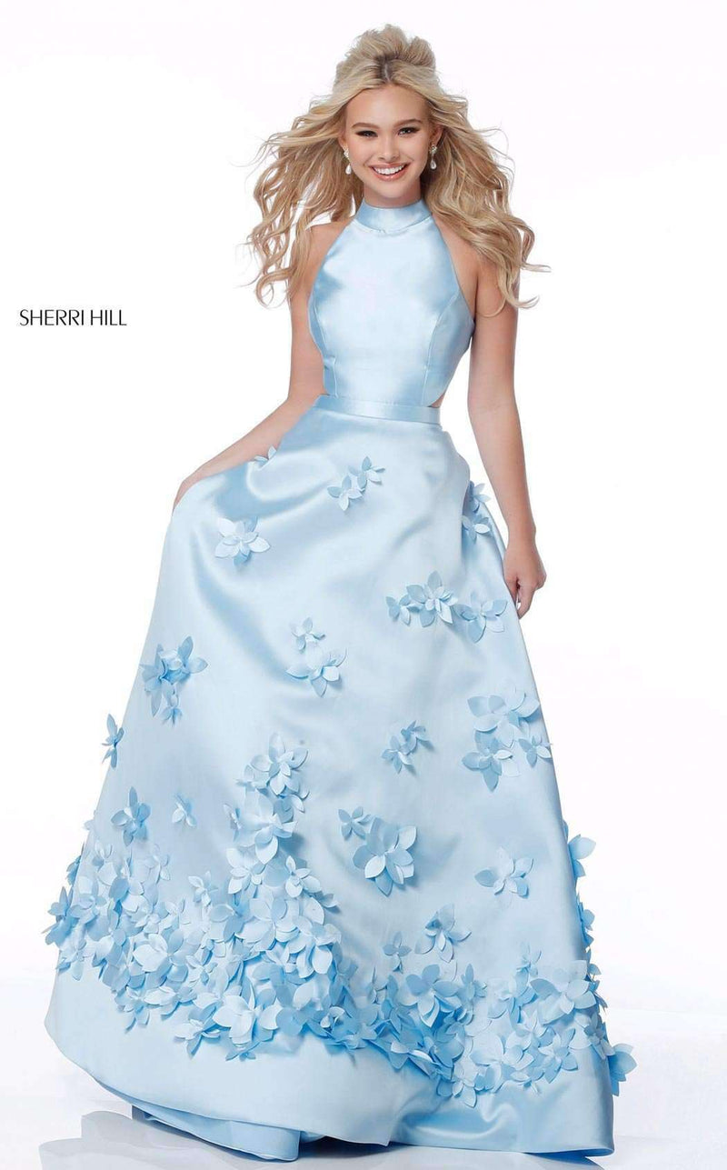 Sherri Hill 51116 Light Blue