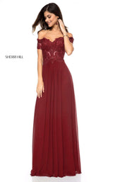 Sherri Hill 51556 Burgundy