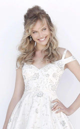 Sherri Hill 51580 White-Silver