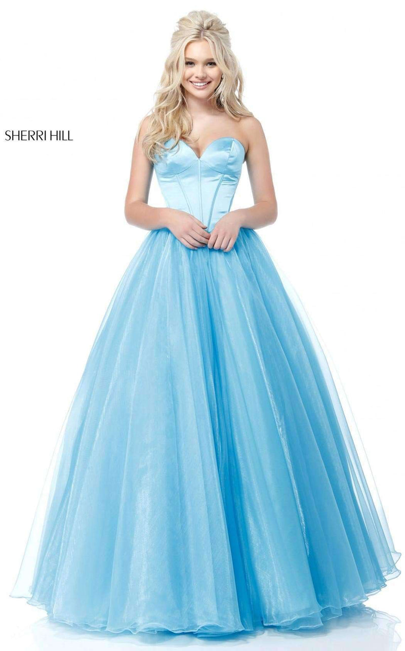Sherri Hill 51583 Light Blue