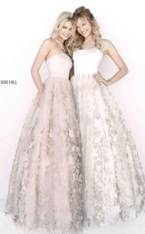 Sherri Hill 51596 Nude/Gold