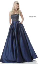 Sherri Hill 51608 Navy