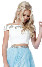 Sherri Hill 51655 Ivory/Light Blue