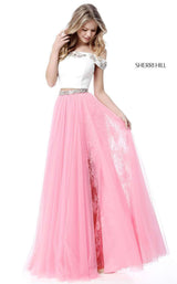 Sherri Hill 51655 Ivory/Pink