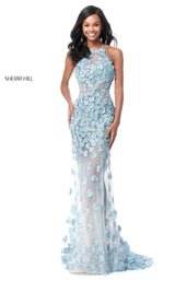 Sherri Hill 51660 Light Blue