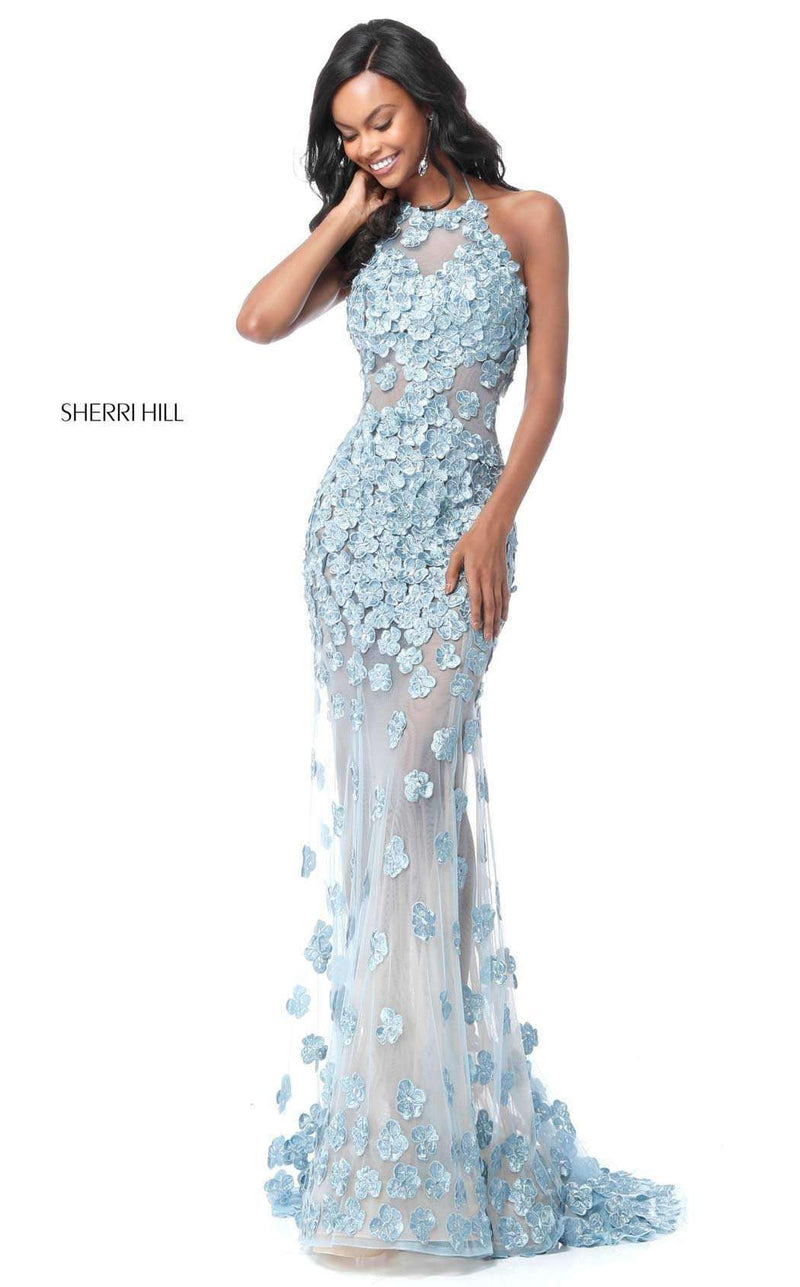 Sherri Hill 51660 Light Blue