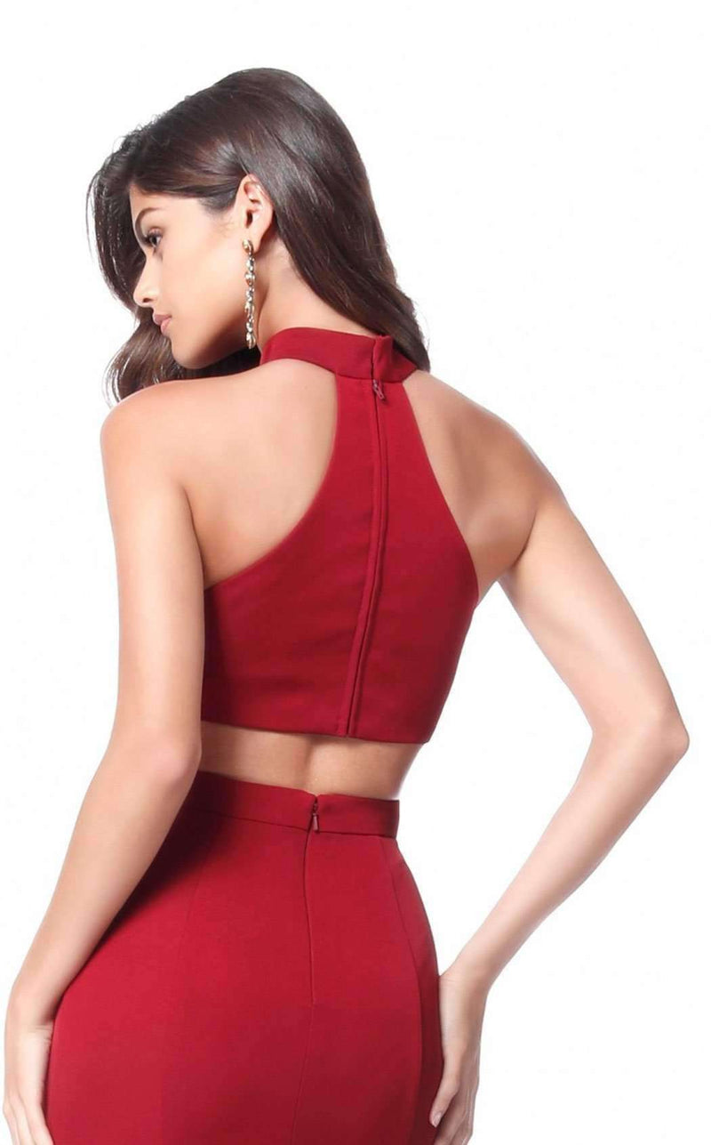 Sherri Hill 51682 Burgundy