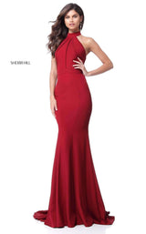Sherri Hill 51682 Burgundy