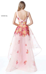 Sherri Hill 51684 Pink Print