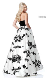 Sherri Hill 51685 Black/Ivory