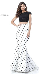 Sherri Hill 51717 Black/Ivory