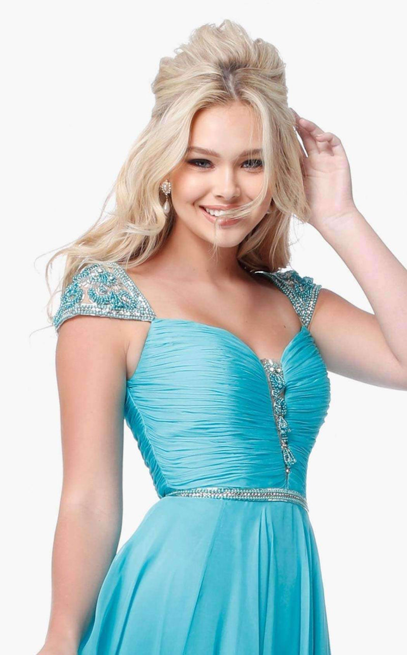 Sherri Hill 51744 Aqua