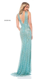 Sherri Hill 51745 Light Blue/Silver