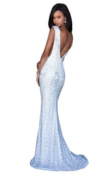 Sherri Hill 51745 Ivory/Silver