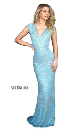 Sherri Hill 51746 Light Blue