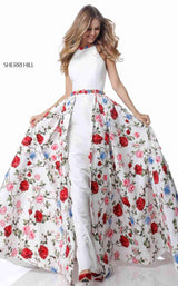 Sherri Hill 51796 Ivory Print