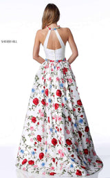 Sherri Hill 51796 Ivory Print