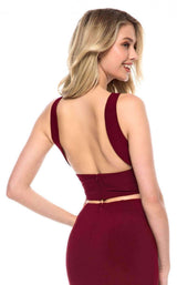 Sherri Hill 51810 Burgundy