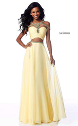 Sherri Hill 51812 Yellow