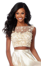 Sherri Hill 51863 Light Yellow