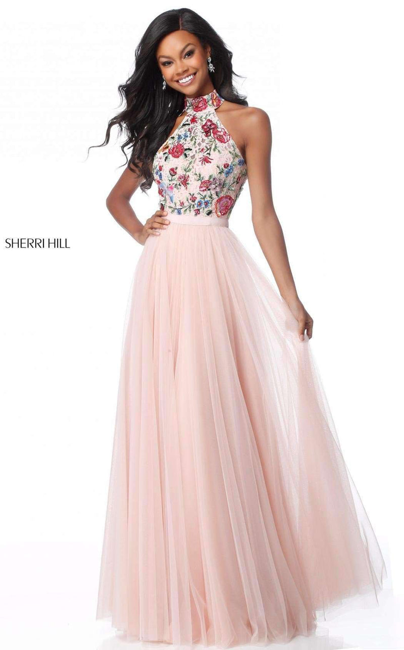 Sherri Hill 51908 Blush Multi