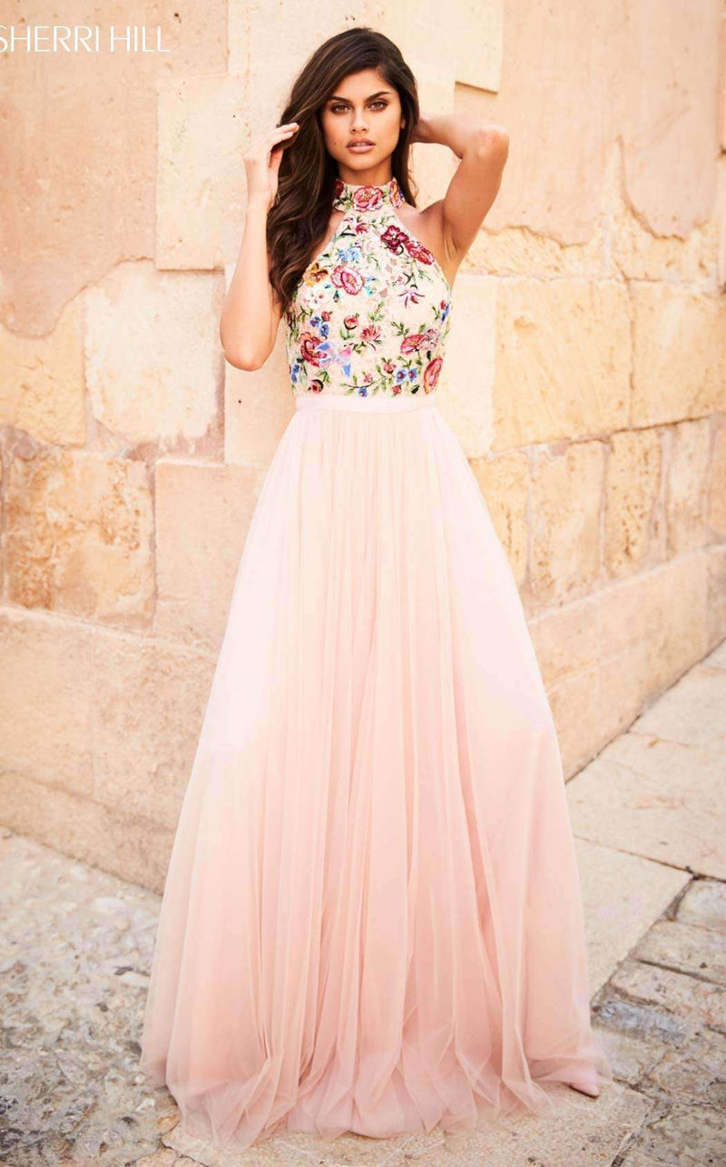 Sherri Hill 51908 Blush Multi