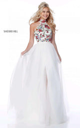 Sherri Hill 51908 Ivory Multi