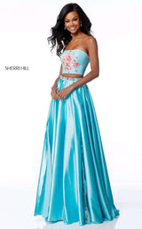 Sherri Hill 51932 Aqua-Print