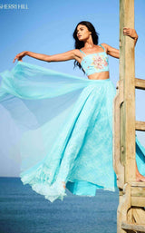 Sherri Hill 51932 Aqua-Print