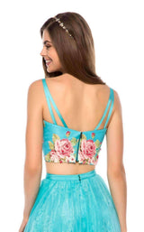 Sherri Hill 51945 Aqua-Print