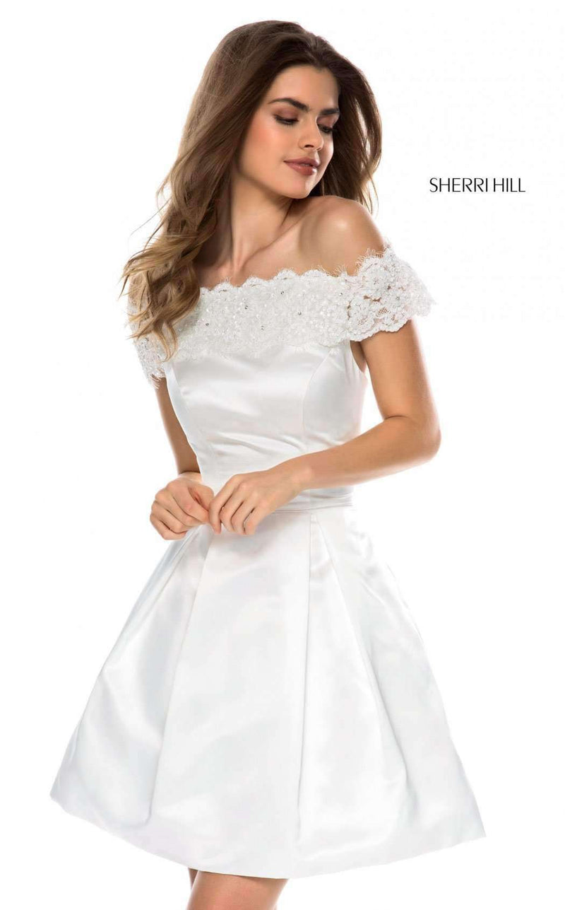 Sherri Hill 51958 Ivory