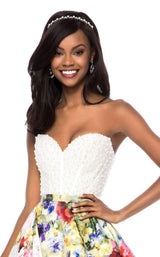 Sherri Hill 52002 Ivory Print