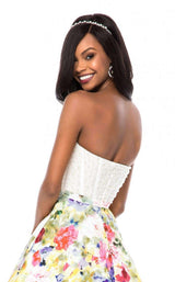 Sherri Hill 52002 Ivory Print