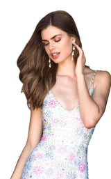 Sherri Hill 52007 Ivory Multi