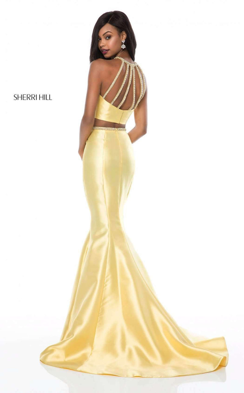 Sherri Hill 52024 Light Yellow