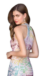 Sherri Hill 52032 Nude Multi
