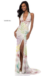 Sherri Hill 52032 Nude Multi