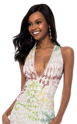 Sherri Hill 52032 Nude Multi