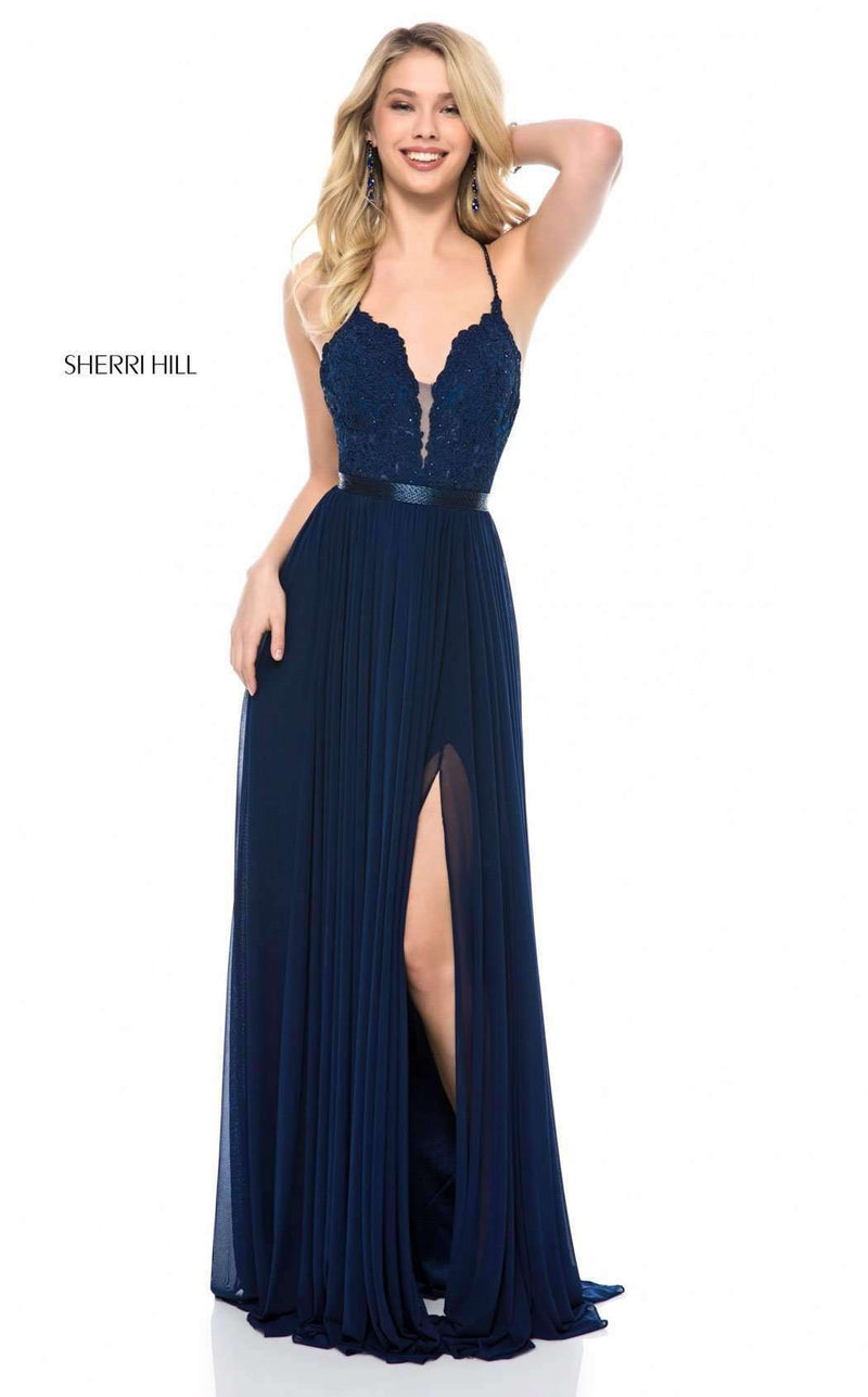 Sherri Hill 52034 Navy