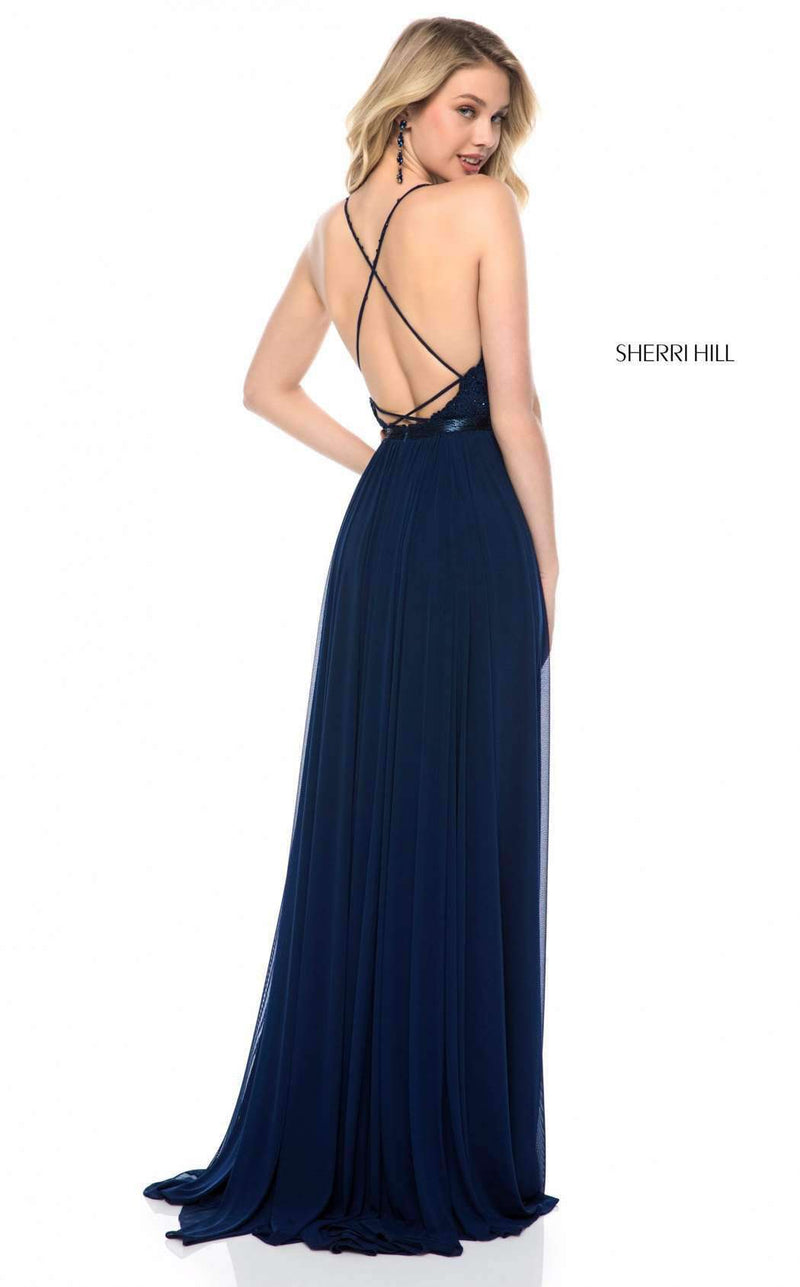 Sherri Hill 52034 Navy