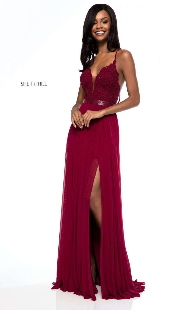 Sherri Hill 52034 Wine