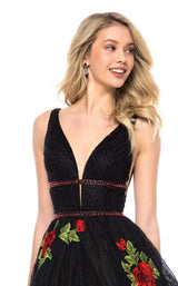 Sherri Hill 52047 Black/Red