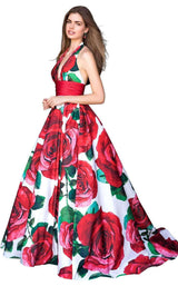 Sherri Hill 52084 Rose-Print