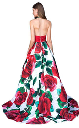 Sherri Hill 52084 Rose-Print