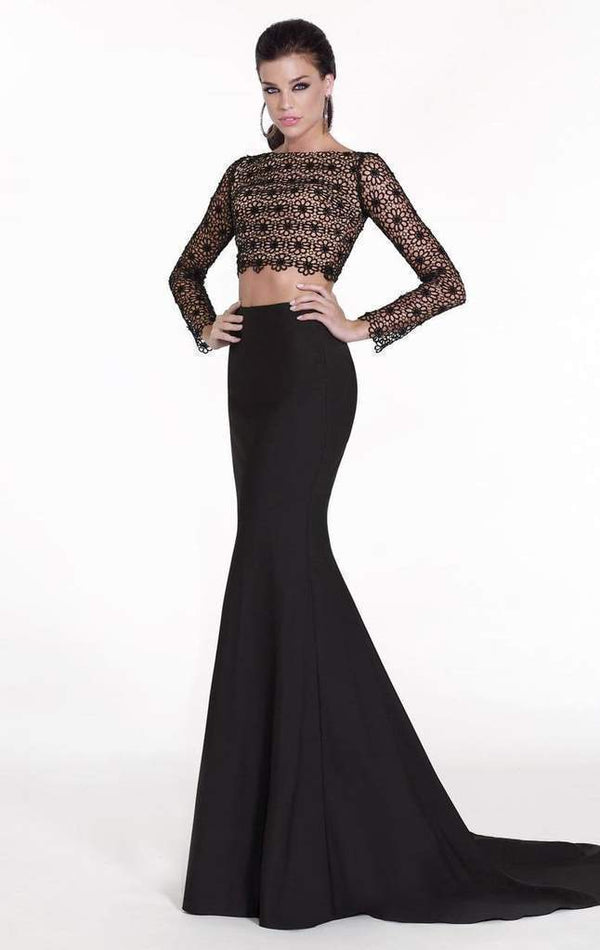 tarik ediz black lace dress Tarik Ediz | Dress 2 Impress - 66529