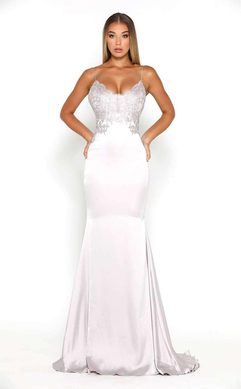 Portia and Scarlett Valentina Gown White