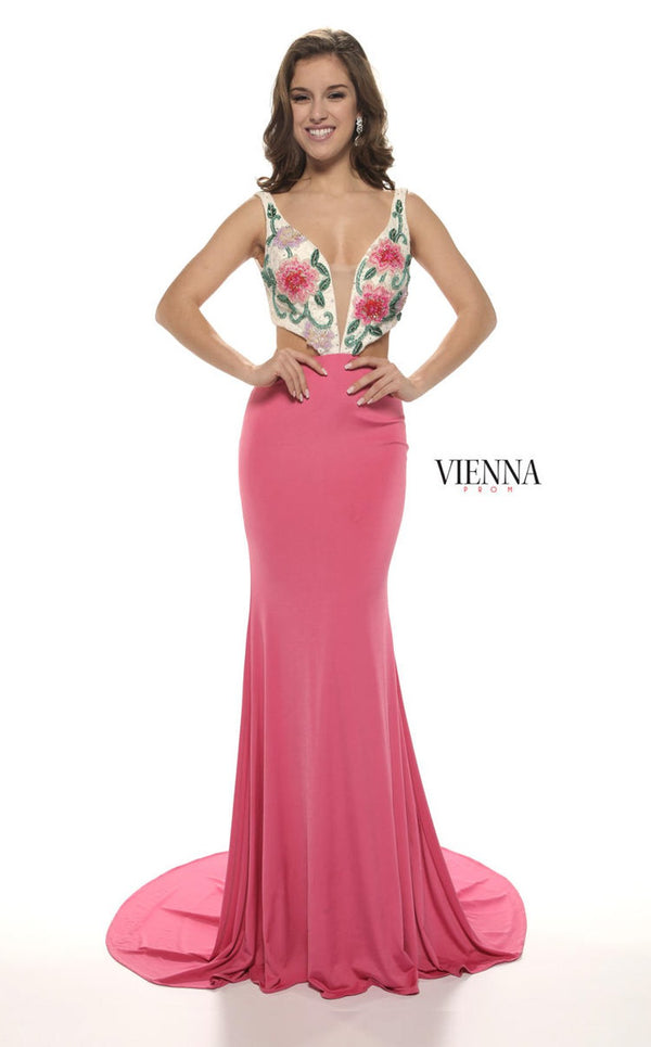 Vienna Prom V8408 Fuchsia